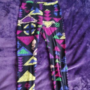 EUC LuLaRoe OS Geometric leggings